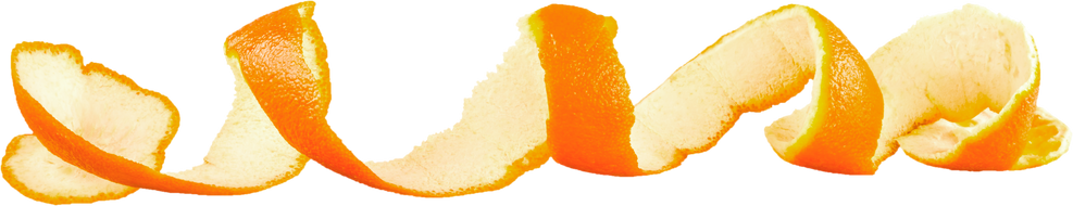 Orange Being peeled 